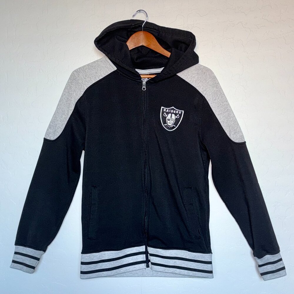 NFL Raider Embroidered Zip Hoodie